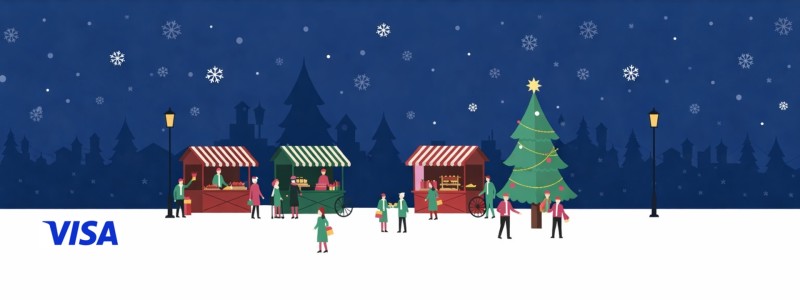 christmas markets illustration