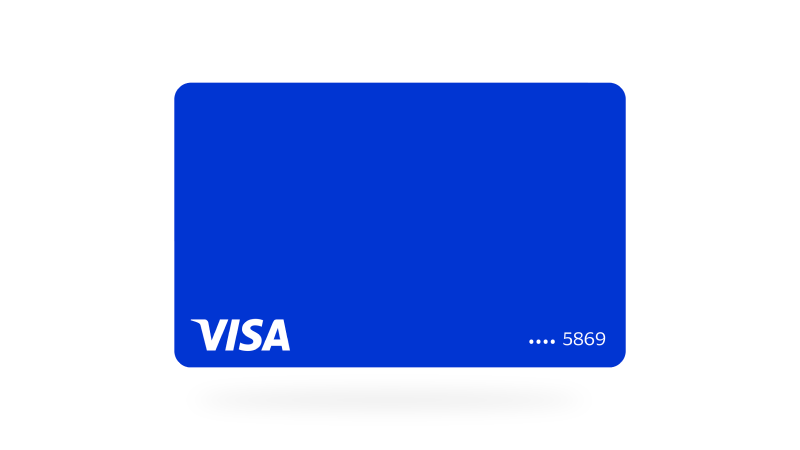 Visa card.