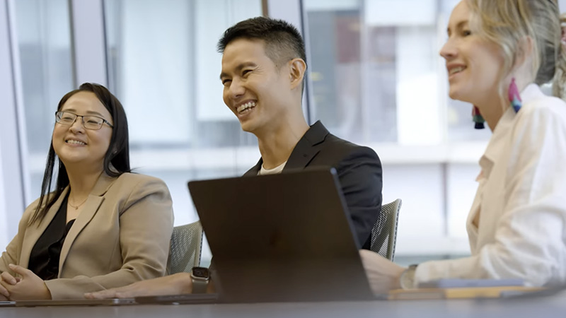 foodpanda team in a meeting in a boardroom